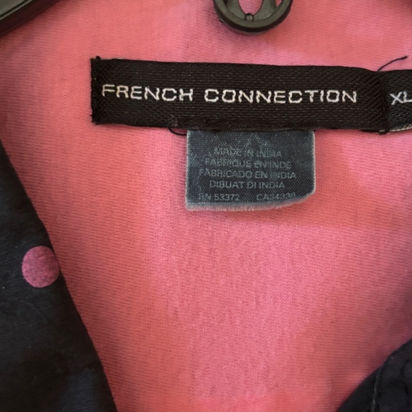 French Connection Polka Dot Button-Up - Picture 3 of 4